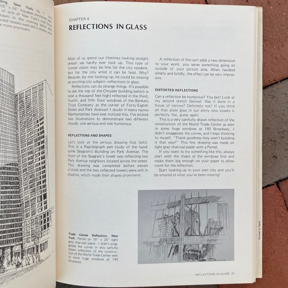 1978 The Technique of How to Draw Buildings Urbex Architecture Book City Scene - Picture 13 of 16